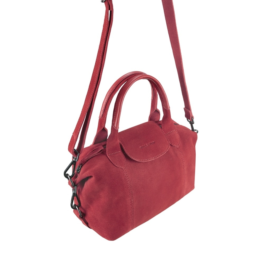 CHARLOTTA SUEDE CHILI RED